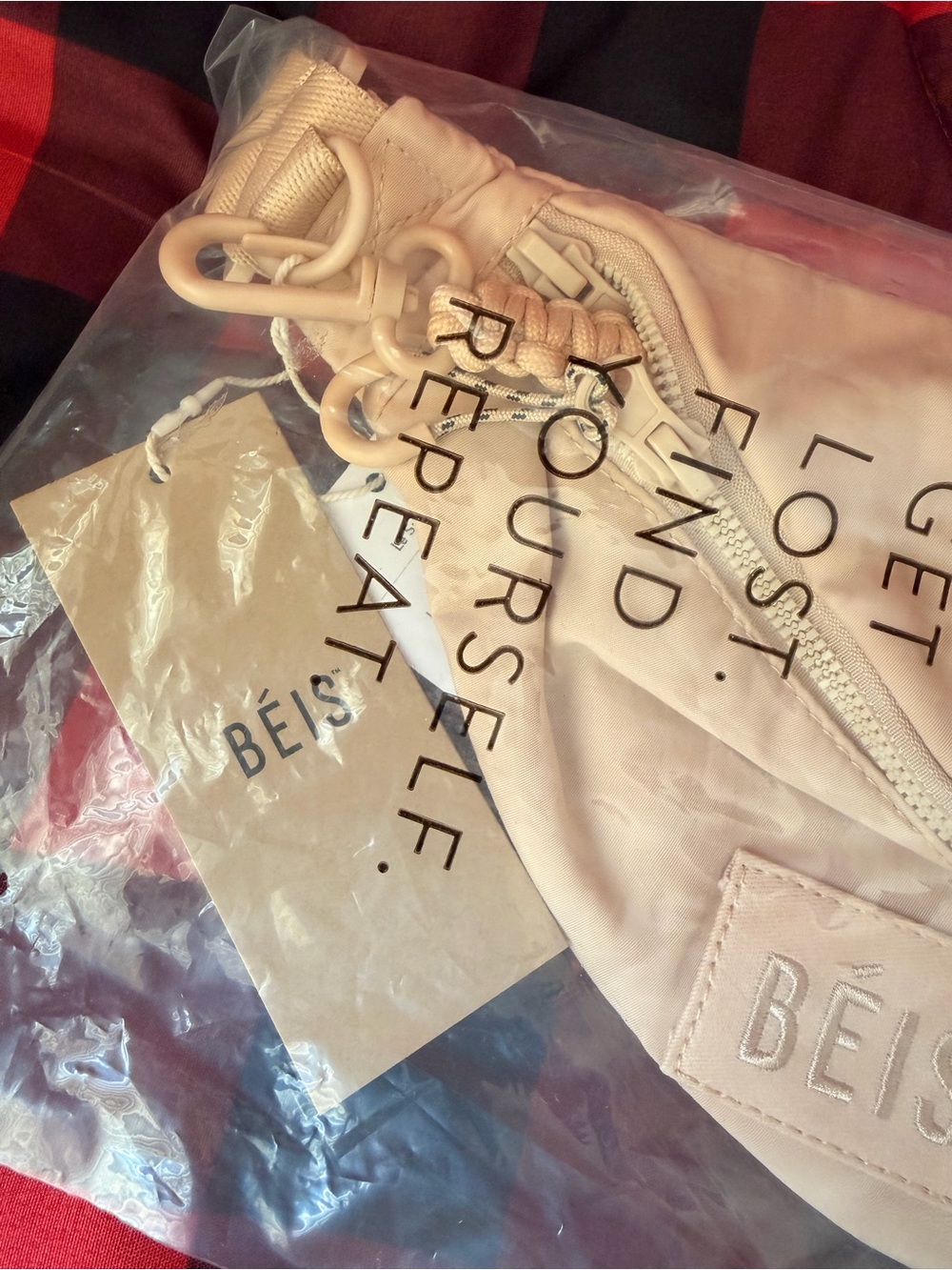 BEIS The Sport Pack in Beige NWT - Picture 8 of 8